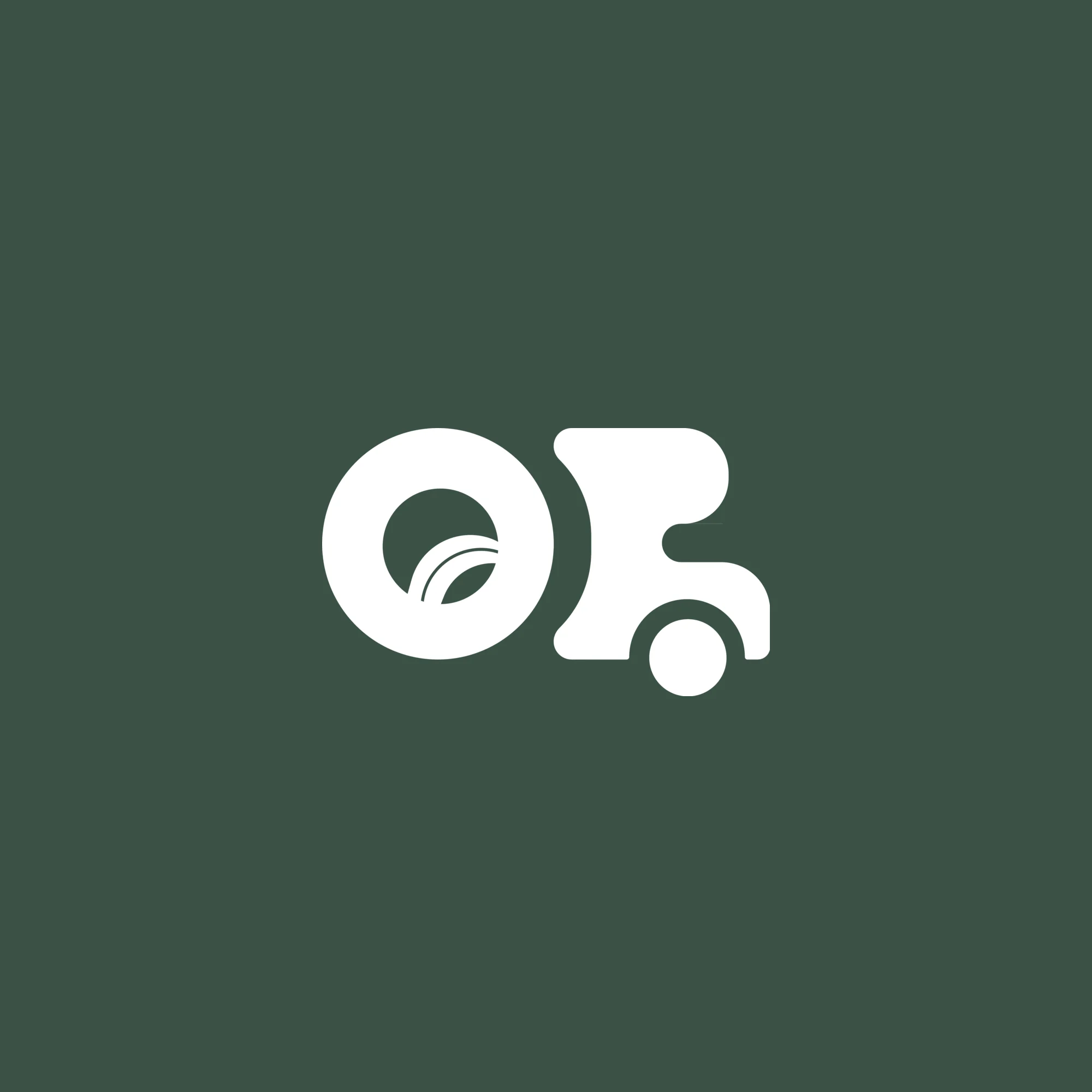 The Open Road Carriers mark in white on green